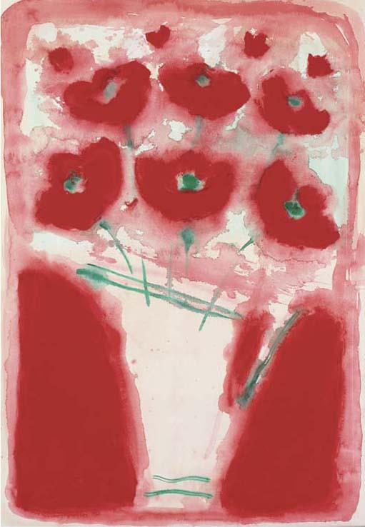 Neil Shawcross, R.U.A., A.R.H.A. - Popppies