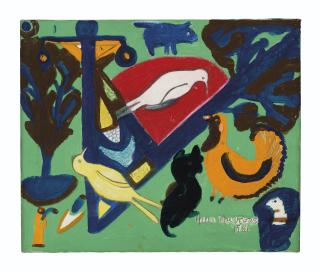 Nellie Mae Rowe - Early Bird, 1981