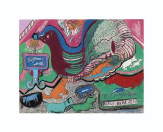 Nellie Mae Rowe - Early Bird, circa 1981