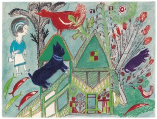 Nellie Mae Rowe - Shopping in Vinings Georgia, 1981