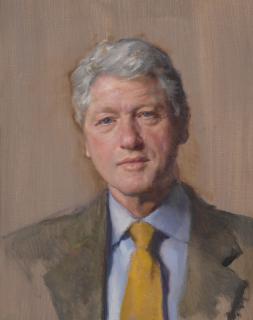 Nelson Shanks - William Jefferson Clinton (A Sketch)