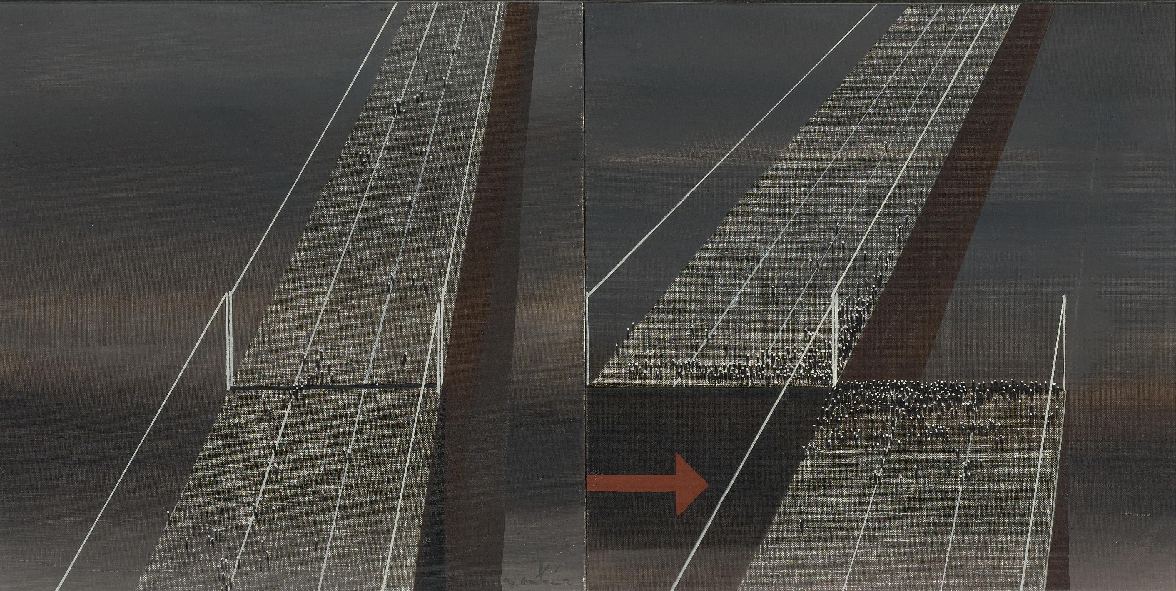 Nemesio Antúnez - Puente De Curaçao (Diptych)