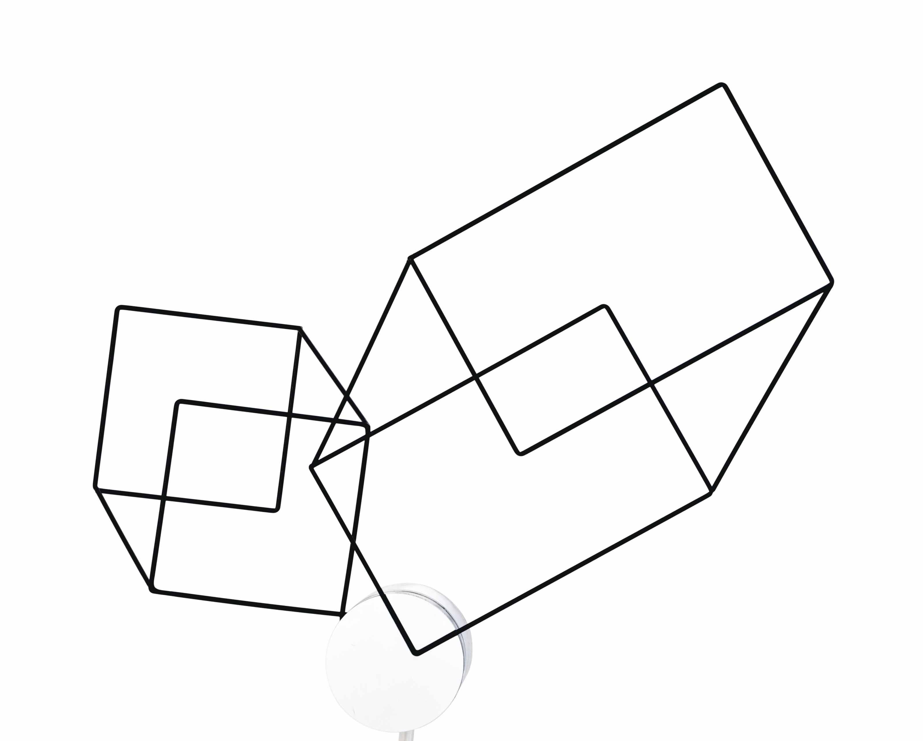 nendo - Thin Black Lines (3100Mm Clock)