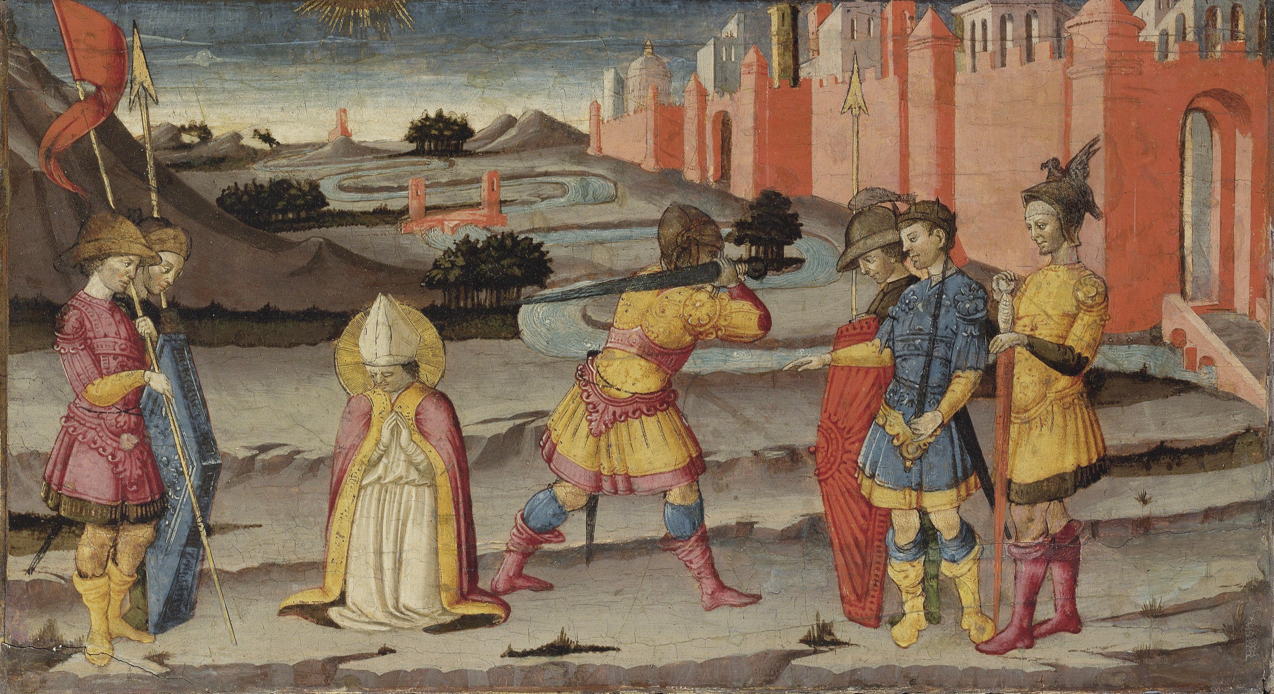 Neri Di Bicci - The Martyrdom of Saint Januarius: panel from a predella