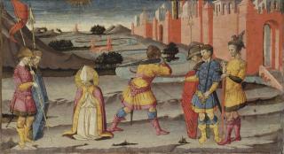 Neri Di Bicci - The Martyrdom of Saint Januarius: panel from a predella