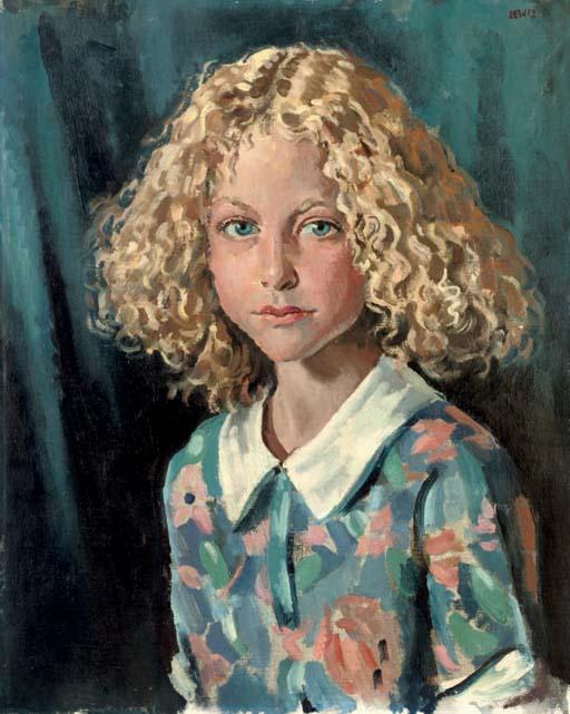 Neville Lewis - Portrait of a young girl
