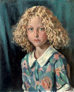 Neville Lewis - Portrait of a young girl