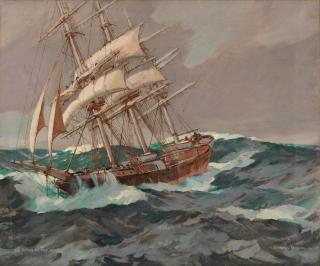 Neville Sotheby Pitcher - \'A Break in the Gale\'