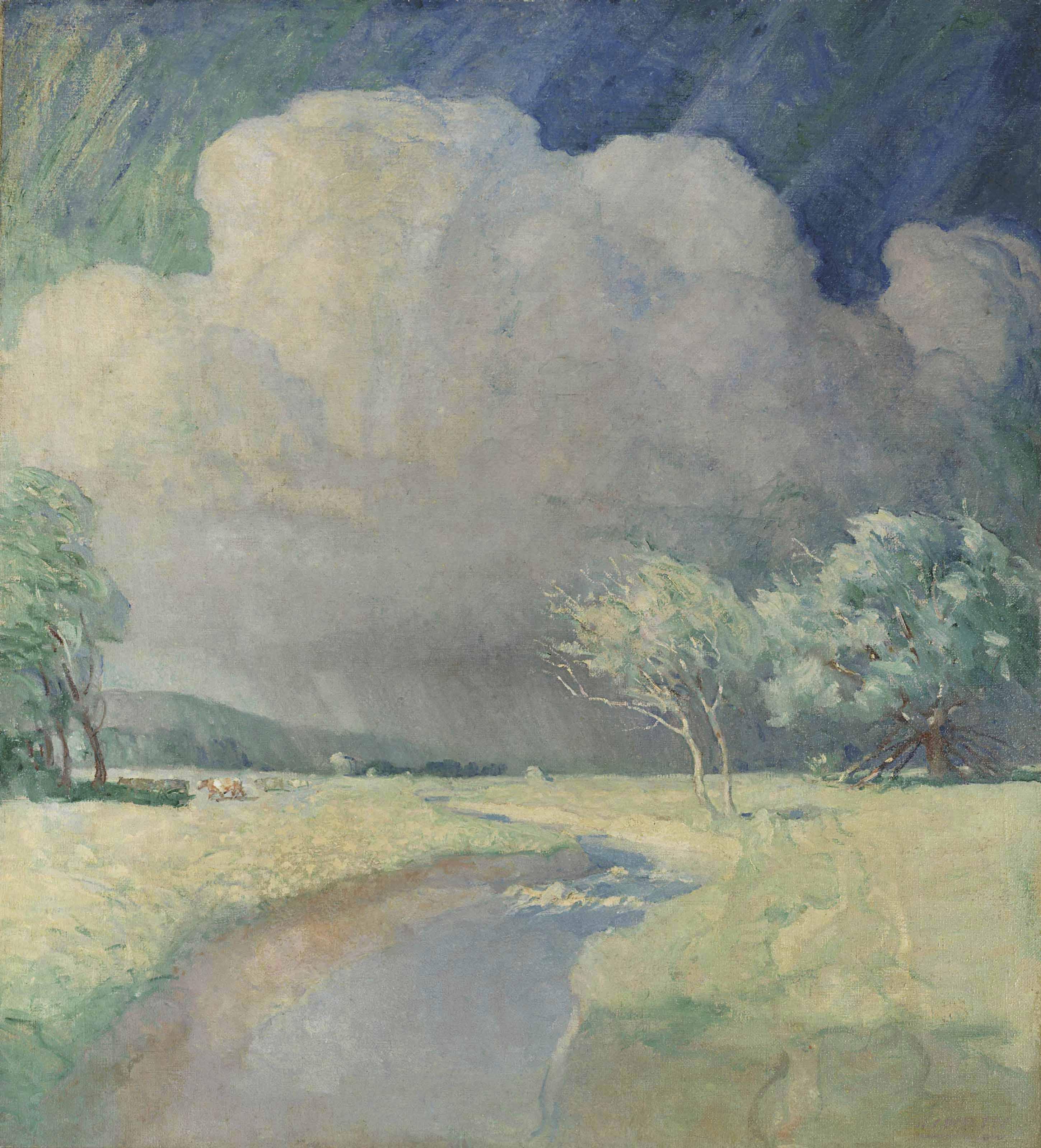 Newell Convers Wyeth - Brandywine Landscape