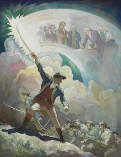 Newell Convers Wyeth - Ethan Allen, Forerunner of Independence
