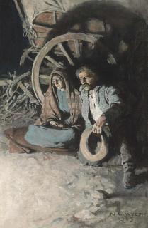 Newell Convers Wyeth - \'It Was Such a Warm Little House, There,\' Said She, Huskily