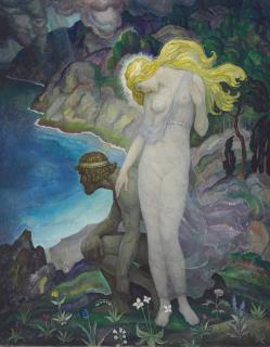 Newell Convers Wyeth - Odysseus and Calypso