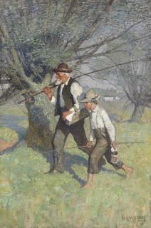 Newell Convers Wyeth - The Call of the Spring