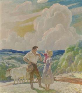 Newell Convers Wyeth - The Homesteaders