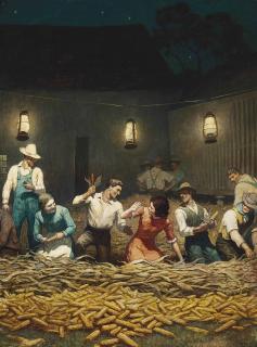 Newell Convers Wyeth - The Husking Bee