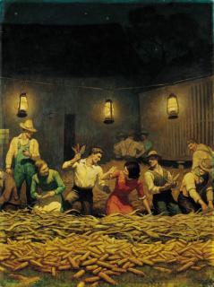 Newell Convers Wyeth - The Husking Bee