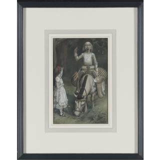 Newell, Peter - With a faint smile lighting up his gentle, foolish face, he began...