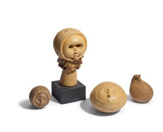 Ng Eng Teng - A group of four ciment fondu sculptures