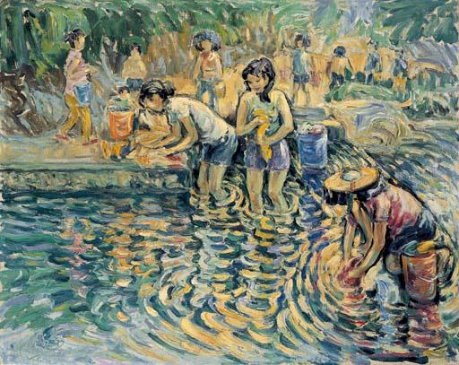 Ng Po Wan - Washing Clothes