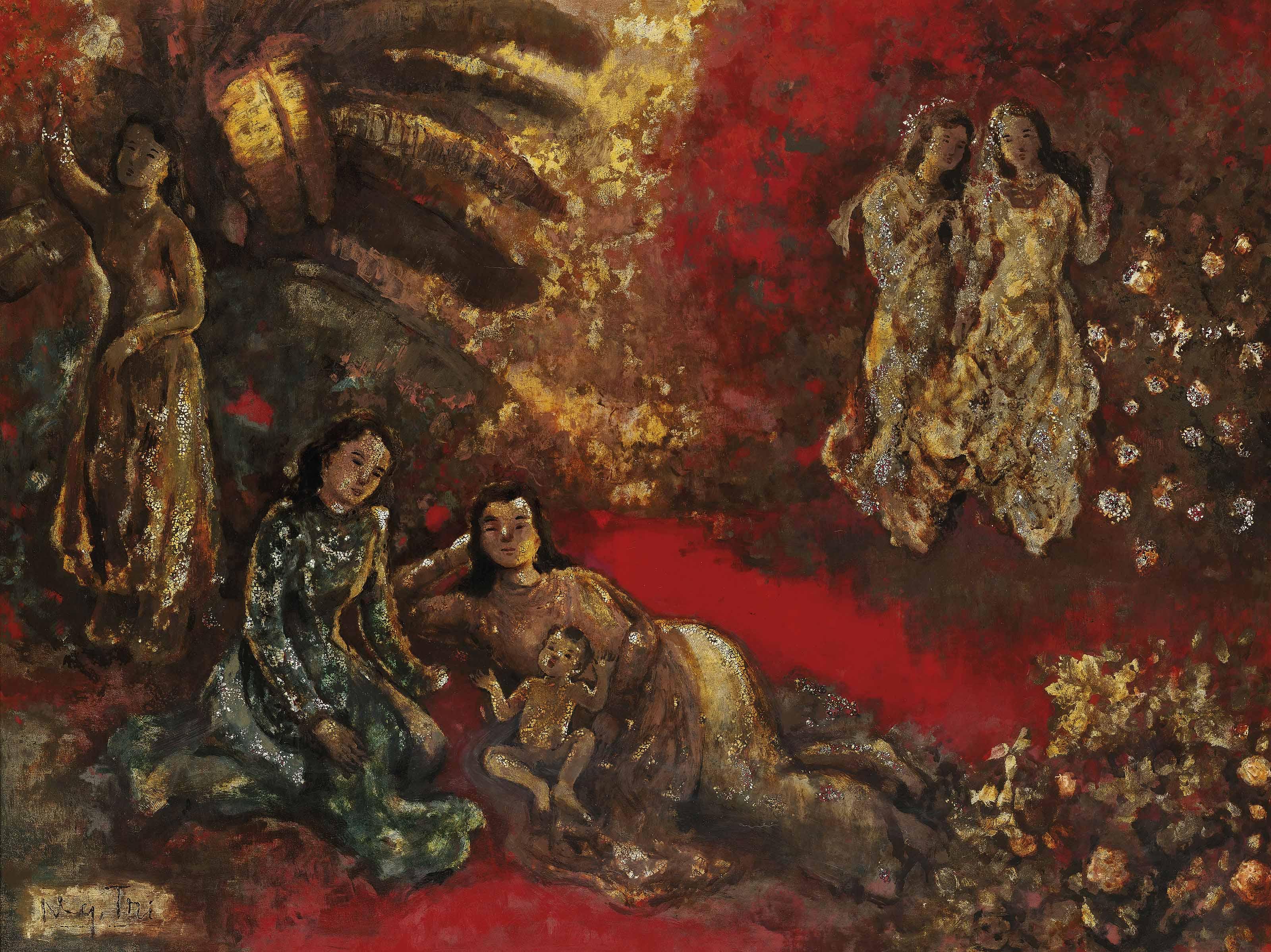 Nguyen Gia Tri - Ladies in the Garden