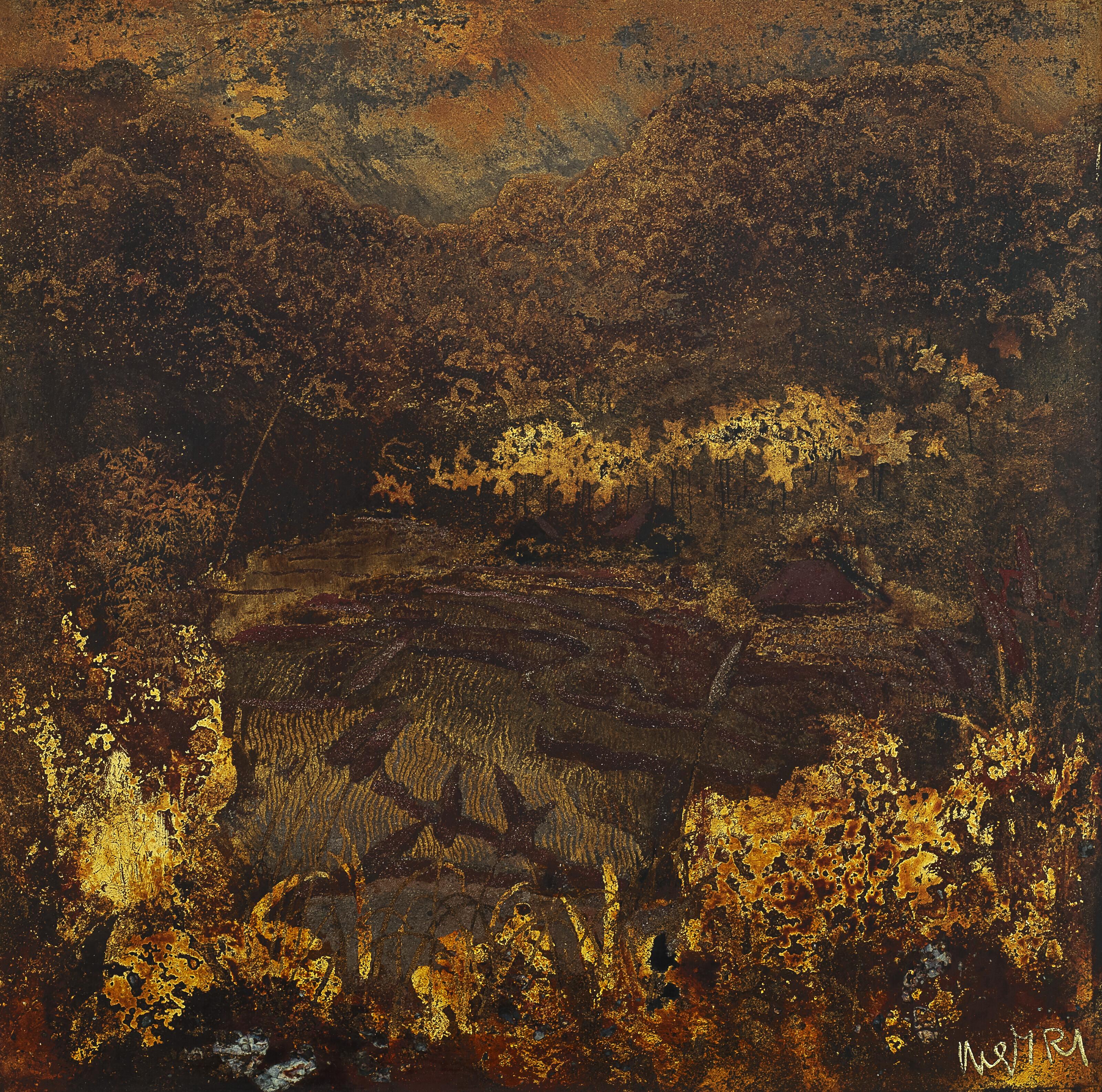 Nguyen Gia Tri - Paysage de Rizières (Landscape with Rice Fields)