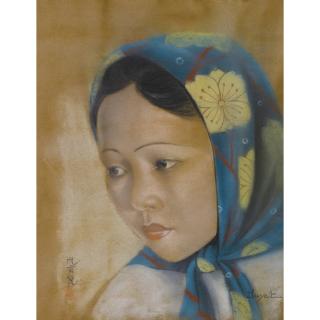 Nguyen Huu Duyet - Jeune Fille Cochinchinoise (A Teenage Cochin)
