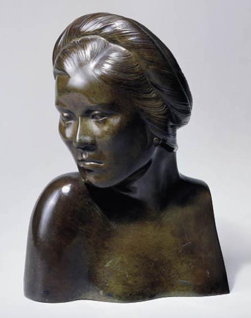 Nguyen Huyen - Bust of a Tonkinese woman