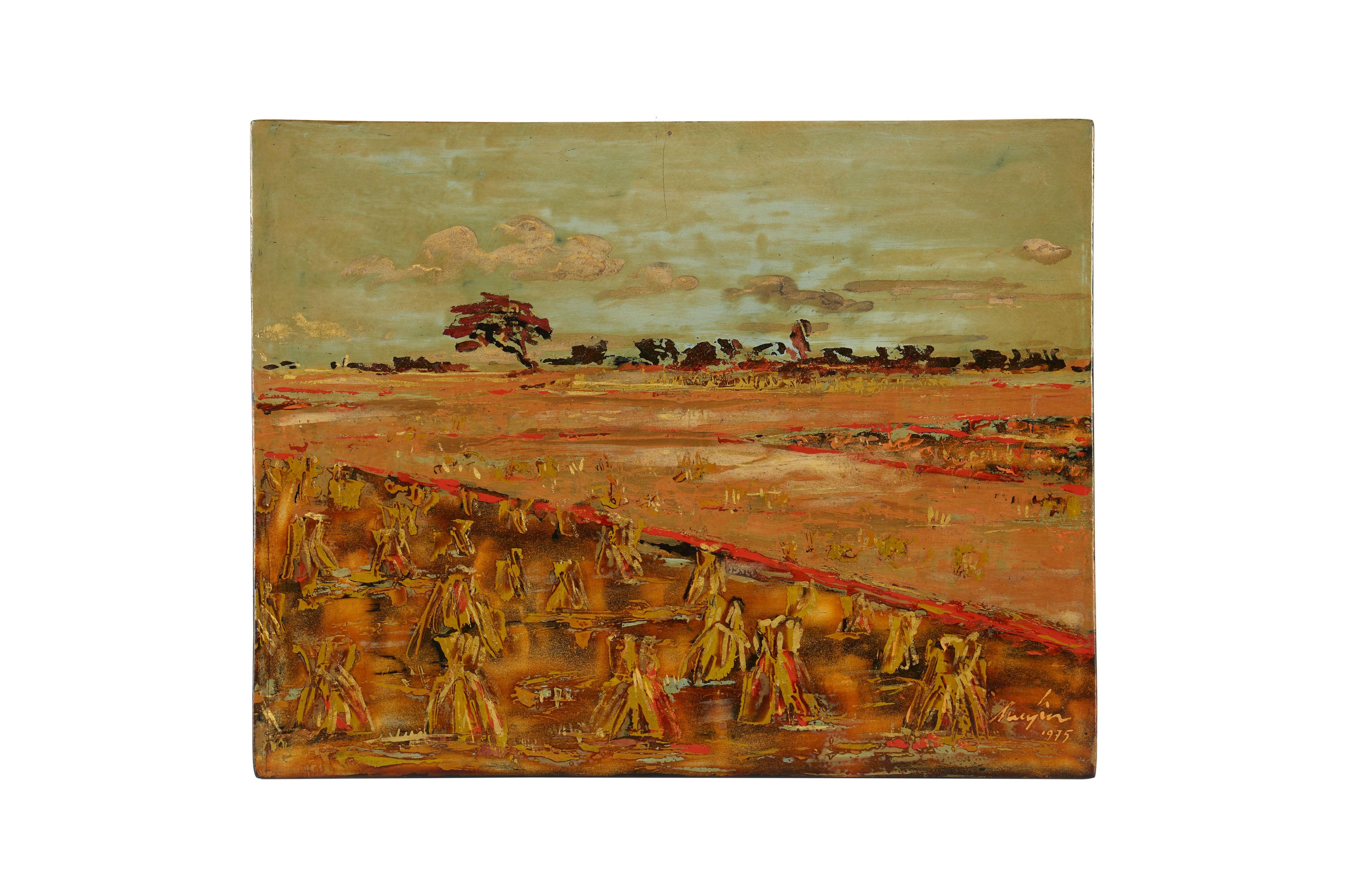 Nguyen Huyen - Ensemble de deux peintures