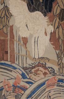 Nguyen Nam Son - Cranes and fish