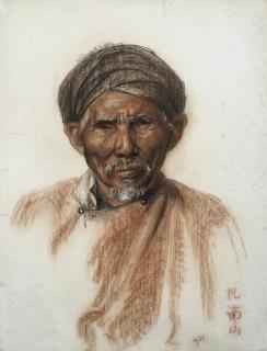 Nguyen Nam Son - Portrait d\'homme (Portrait of a Man)