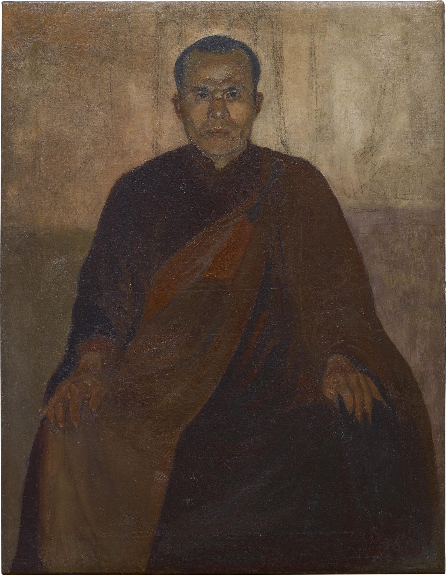 Nguyen Nam Son - Portrait Of A Monk