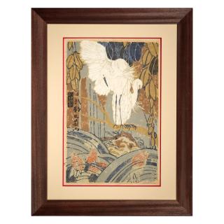 Nguyen Nam Son - White Egrets And Fish