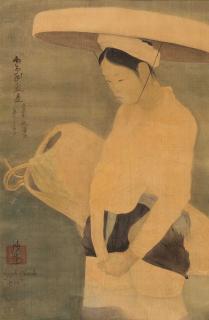 Nguyen Phan Chanh - La femme dans la rizière (The Woman in the Rice Field)