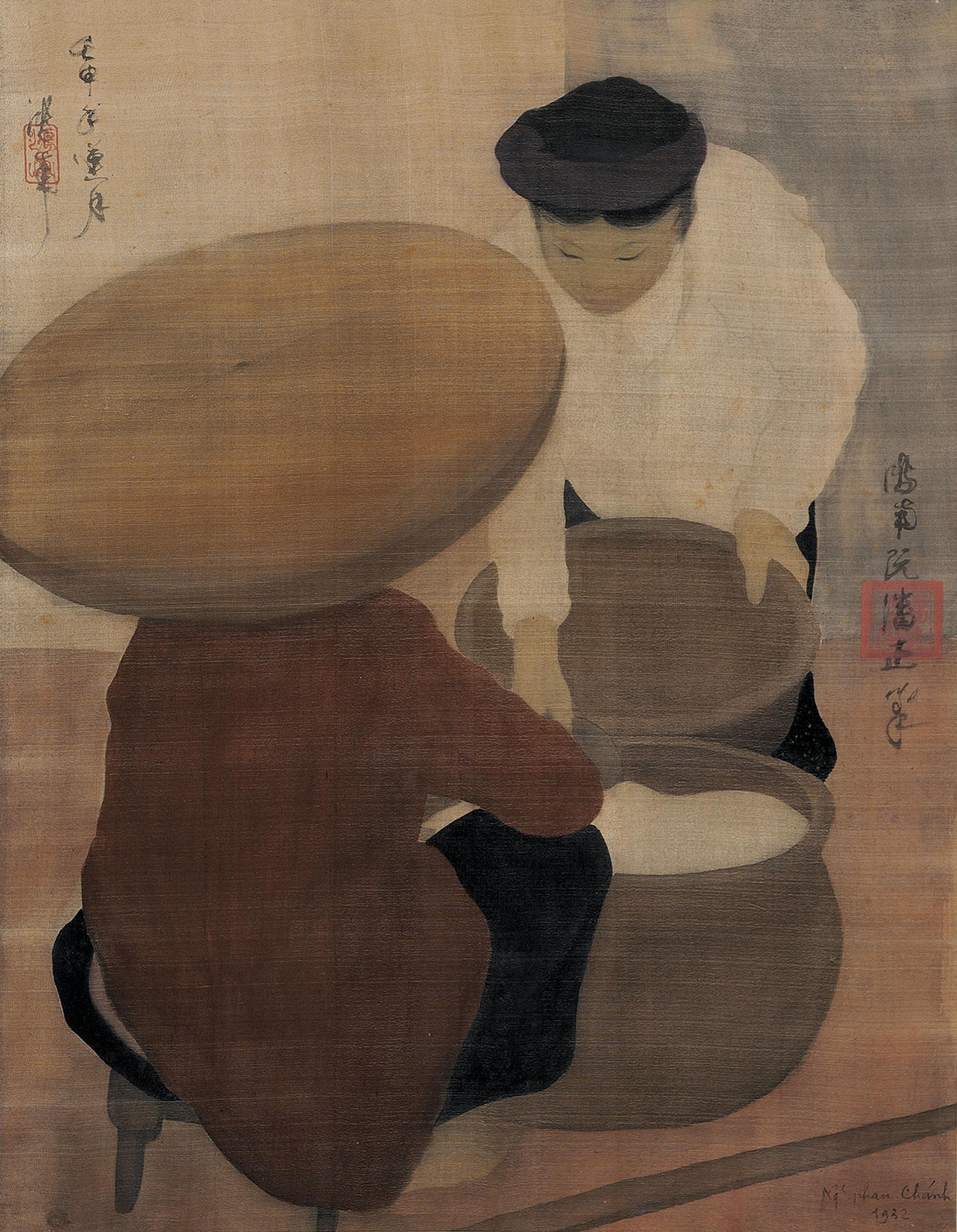 Nguyen Phan Chanh - La Marchande de Riz (The Rice Seller)