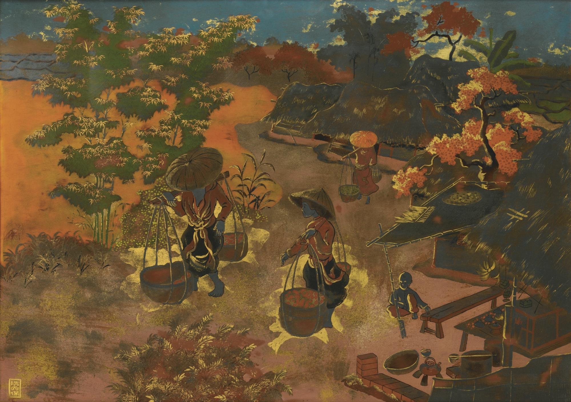 Nguyen Quang Bao - Les Paysans (The Farmers)