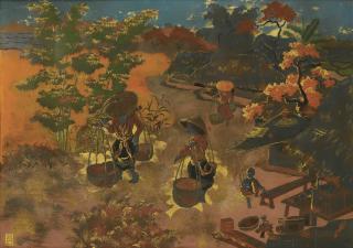 Nguyen Quang Bao - Les Paysans (The Farmers)