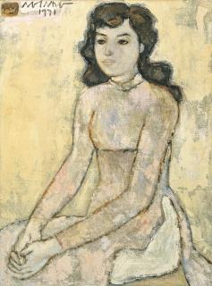 Nguyen Sang - Portrait of a Girl