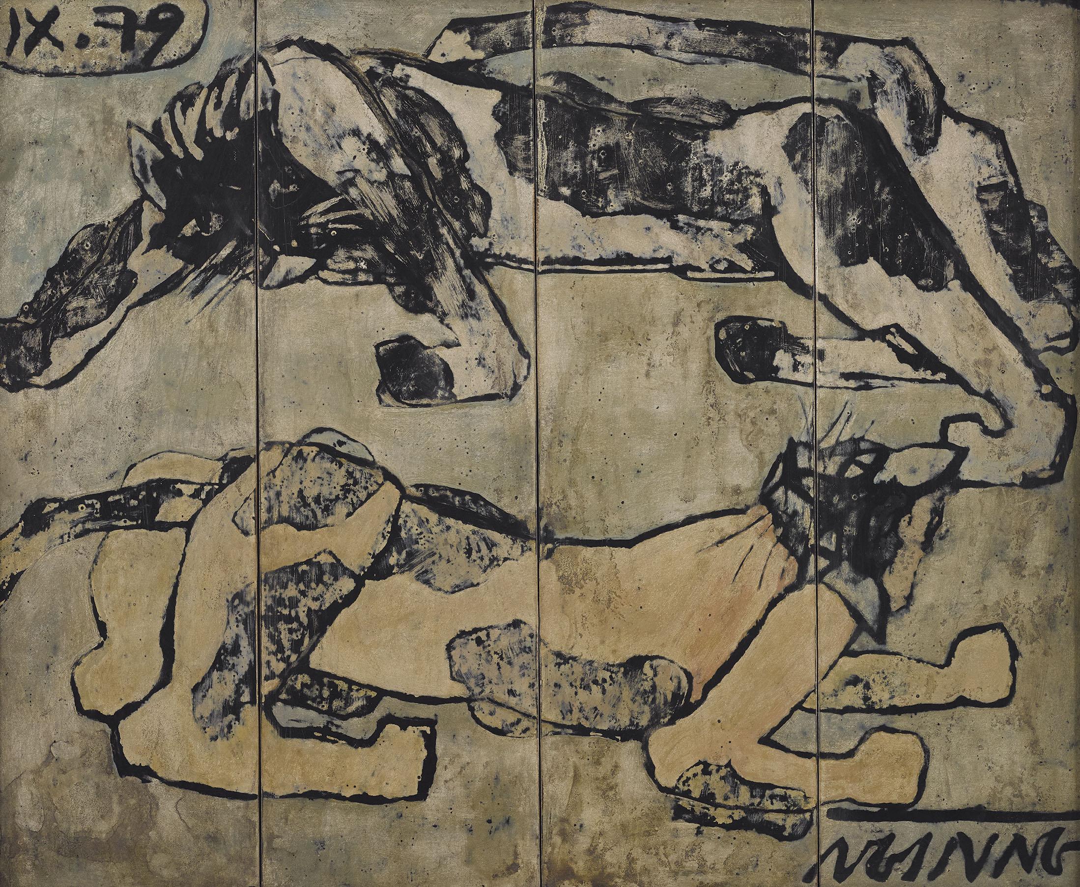 Nguyen Sang - Two Cats