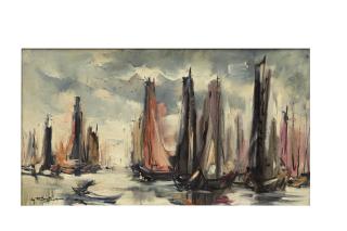 Nguyen Tri Minh - Les Jonques De Pêche (Fishing Junks)