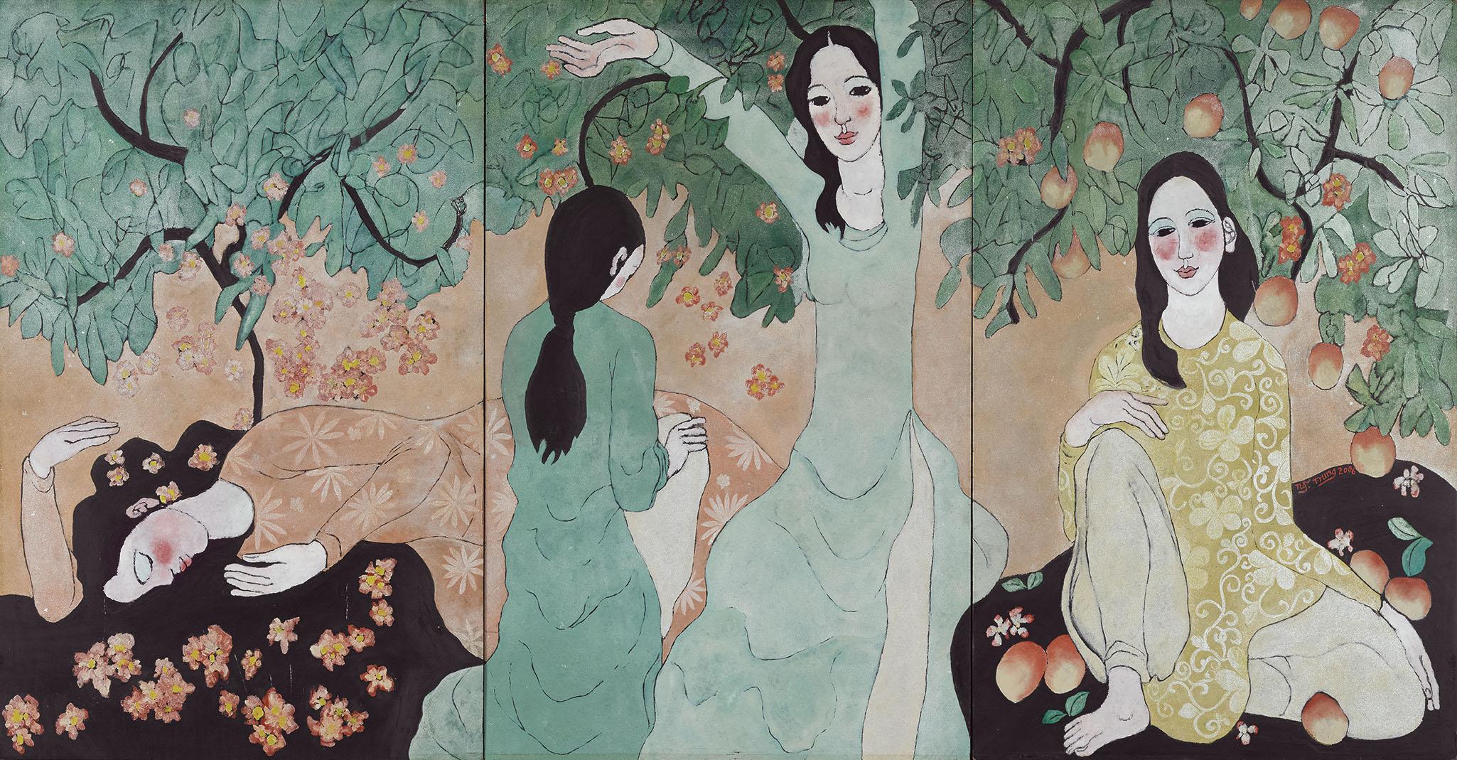 Nguyen Trung - Ladies in the Peach Garden