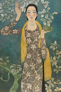 Nguyen Trung - Lady in the Garden of Fruits