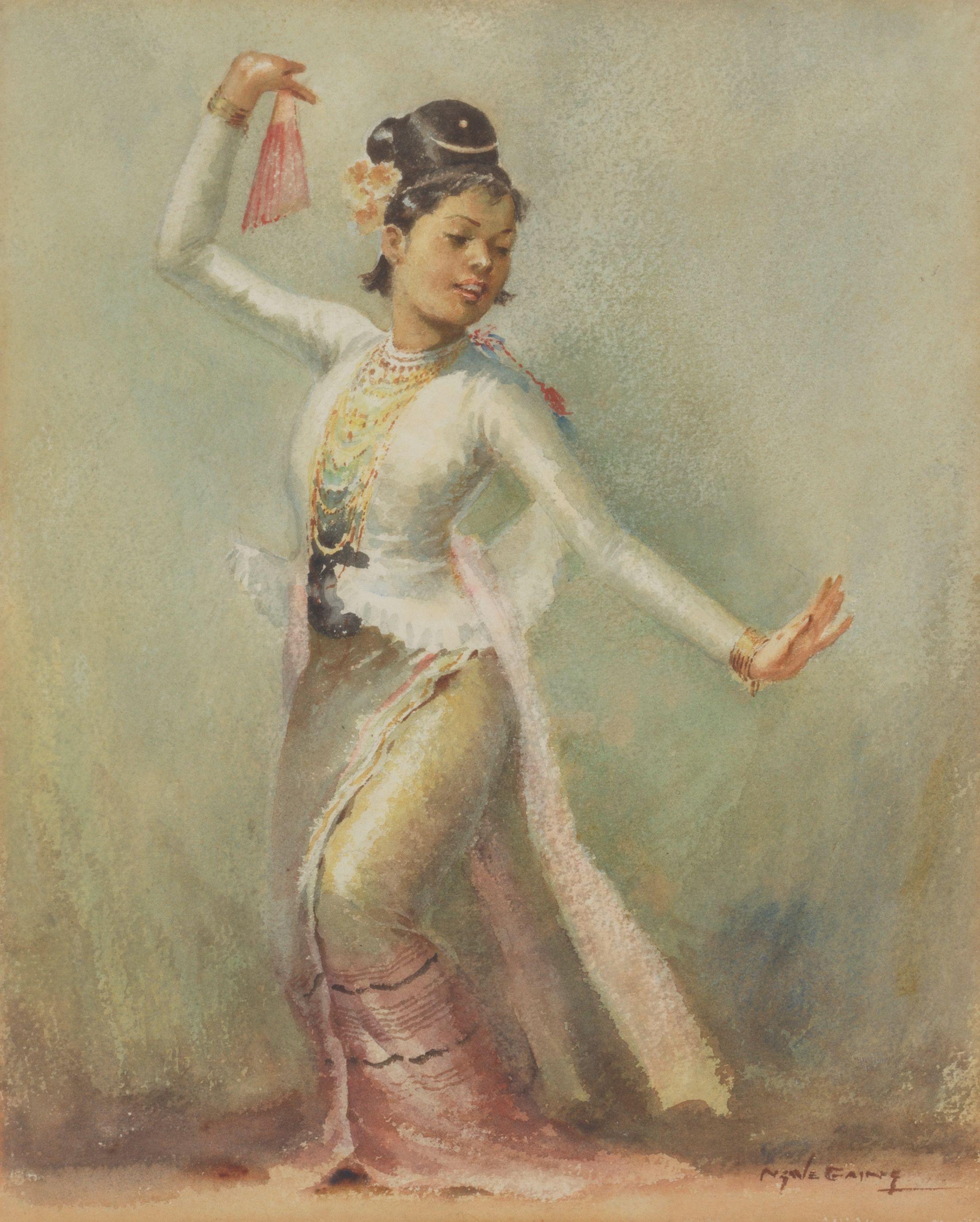 Ngwe Gaing - A Burmese dancer