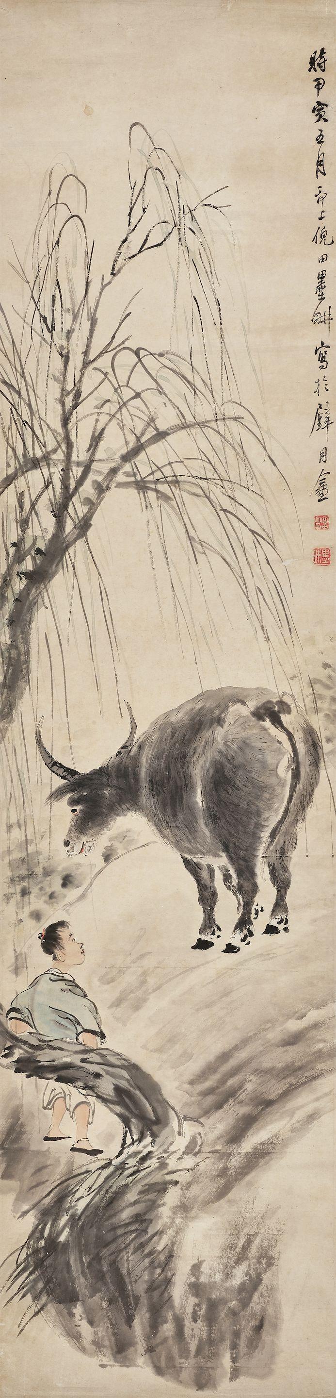 Ni Tian - Oxherd, 1914
