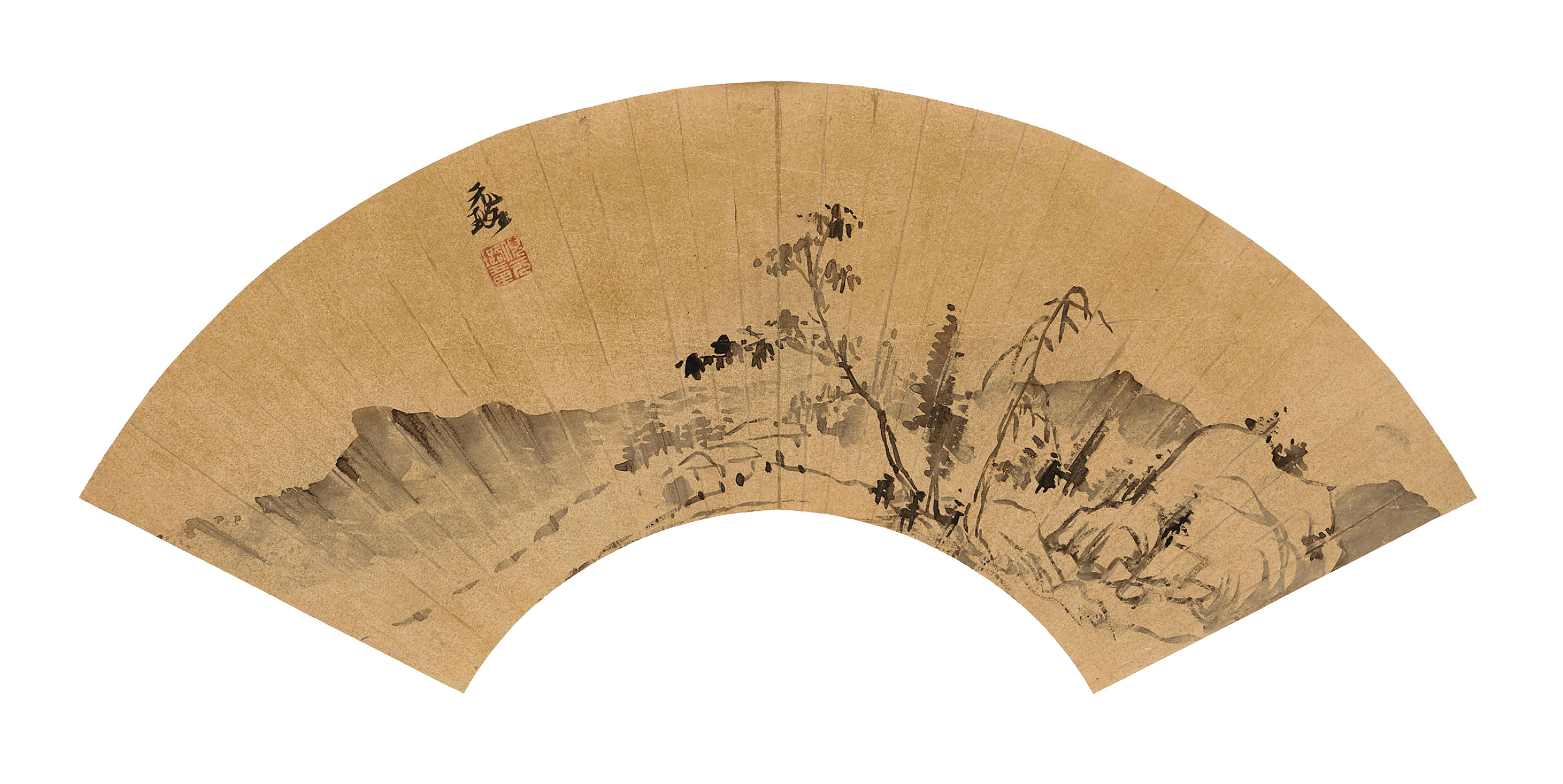 Ni Yuanlu - Serene Mountain and Stream