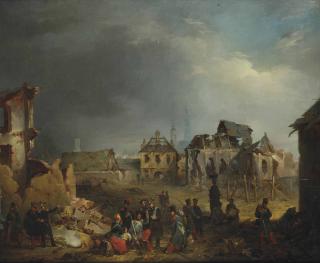 Nicaise De Keyser - After The Bombardment Of Antwerp In 1830