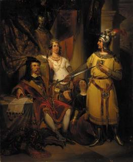 Nicaise de Keyser - Figures in an interior