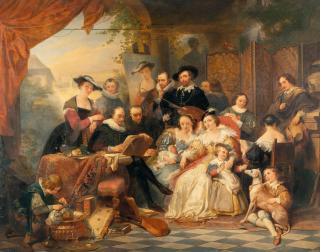 Nicaise de Keyser - Rubens im Kreis seiner Mäzene und Familie