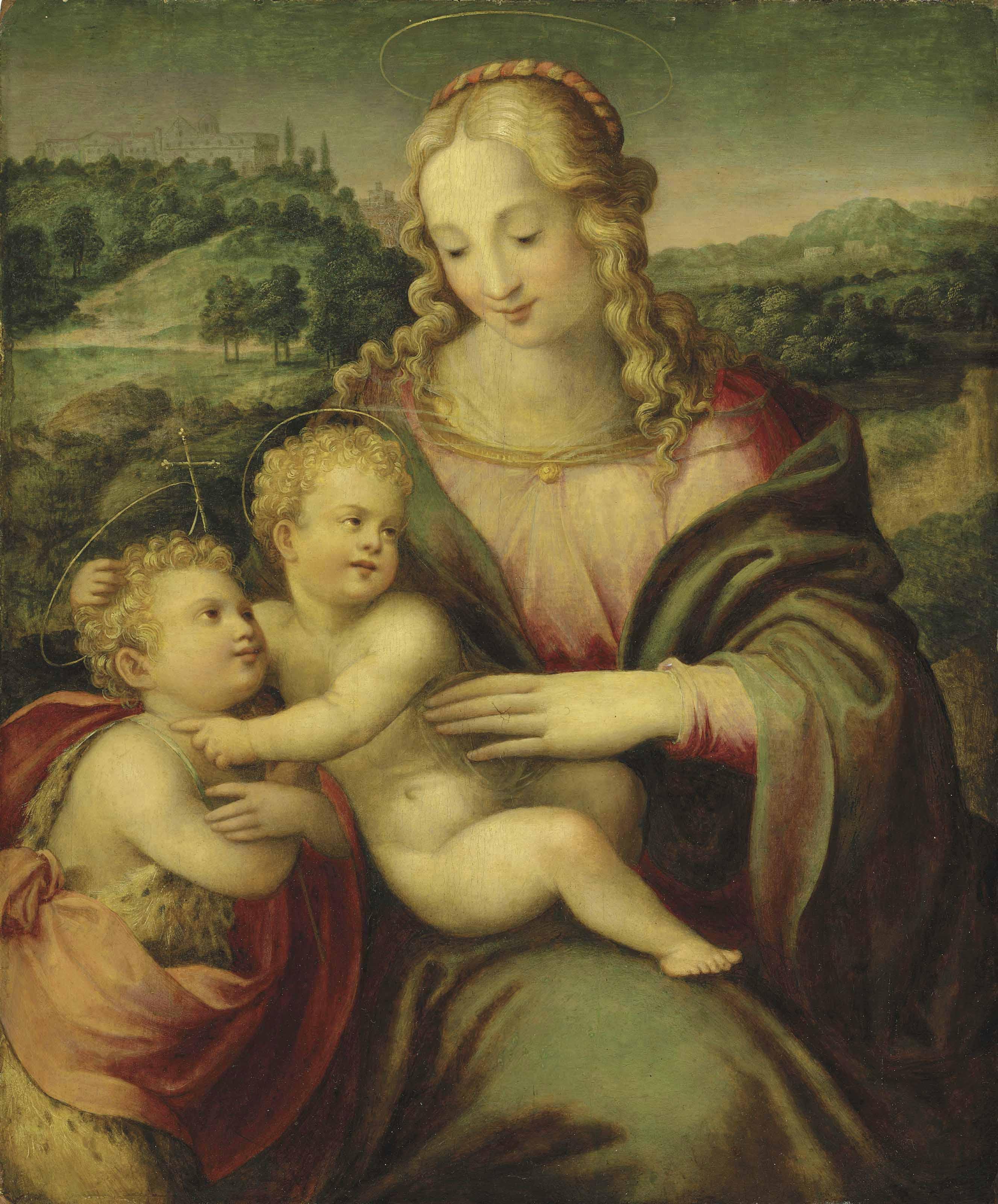 Niccolò Betti - Madonna And Child With The Infant Saint John The Baptist