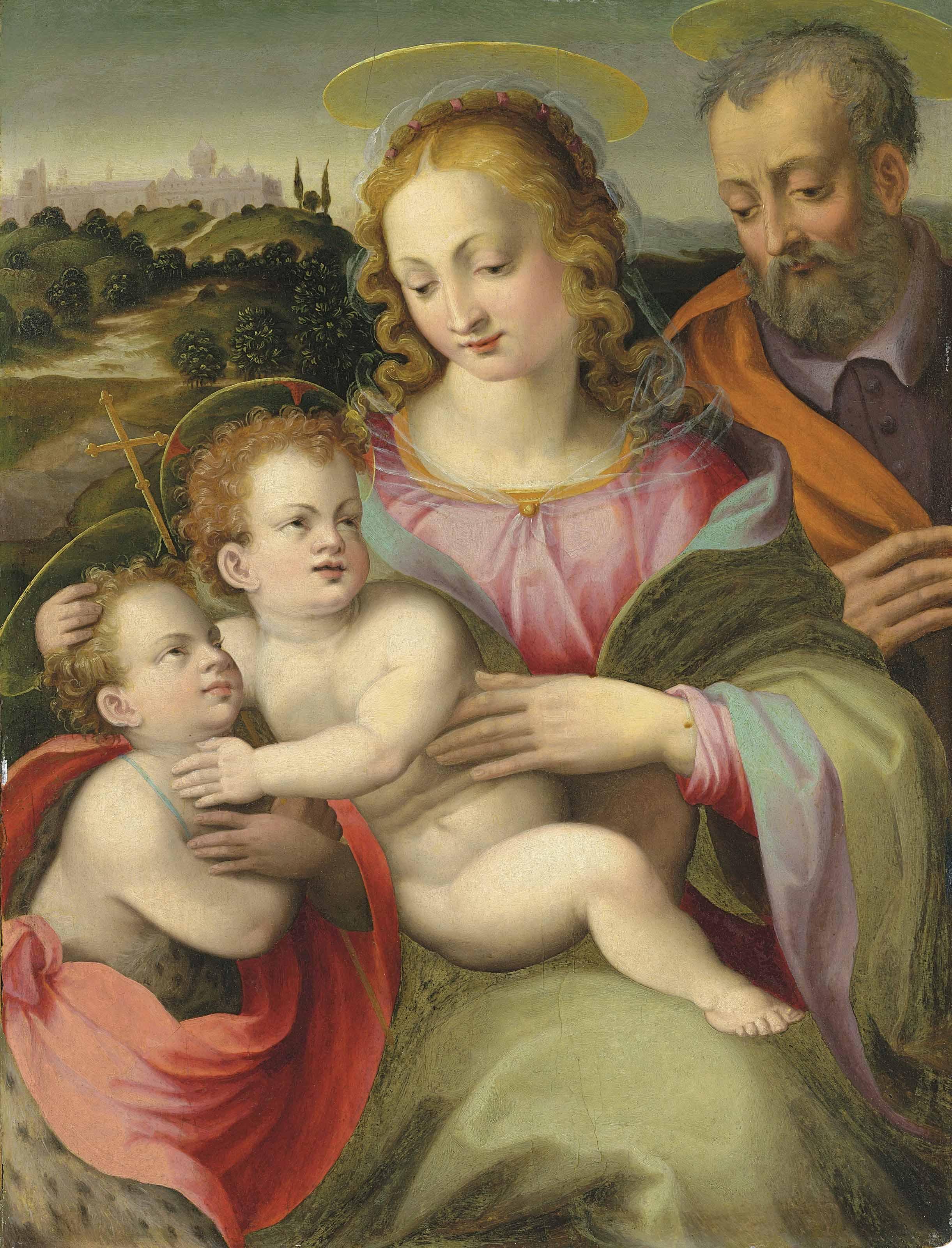 Niccolò Betti - The Holy Family With The Infant Saint John The Baptist