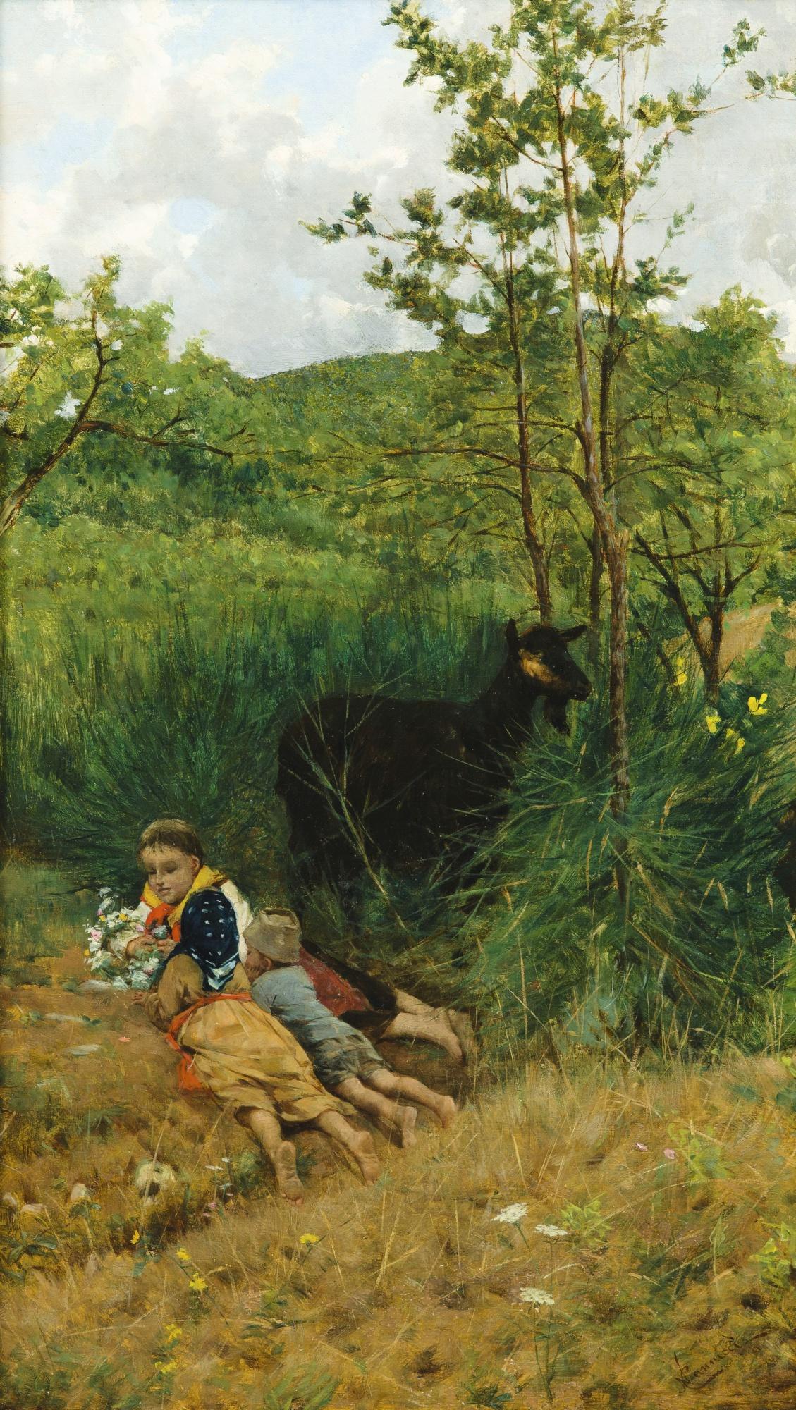 Niccolò Cannici - Children In A Landscape